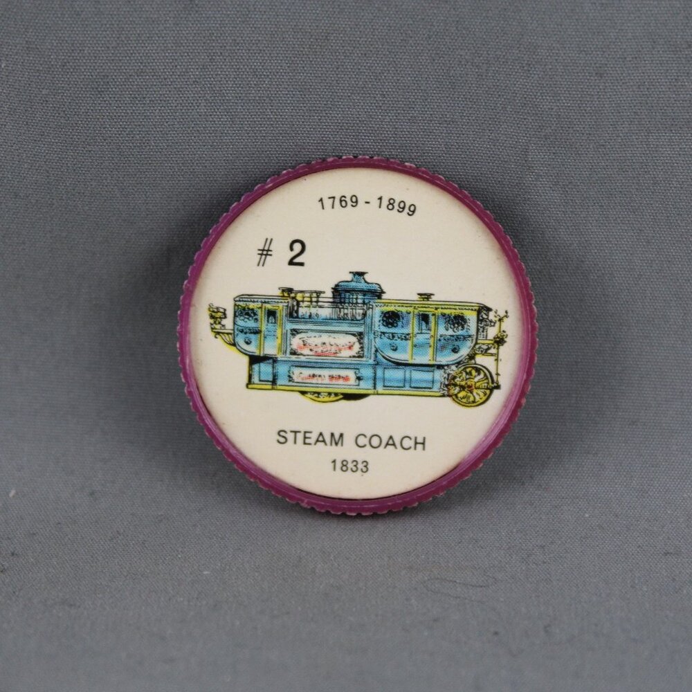 Jello Car Coins - # 2of 200 - The Steamcoach (1833)